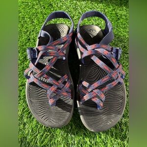 Chaco Women’s Z-Volv X2 Athletic Sandal-Blue Strap Toe Loop